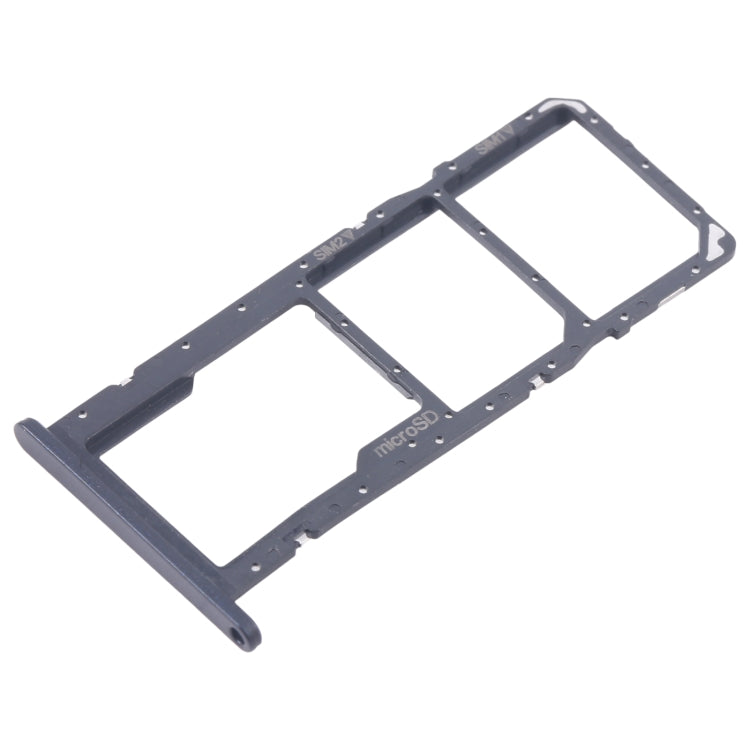 For Samsung Galaxy A06 SM-A065F Original SIM Card Tray + SIM Card Tray + Micro SD Card Tray  - Black