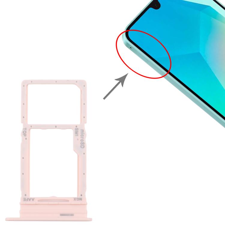 For Samsung Galaxy A16 SM-A165F Original SIM Card Tray + Micro SD Card Tray
