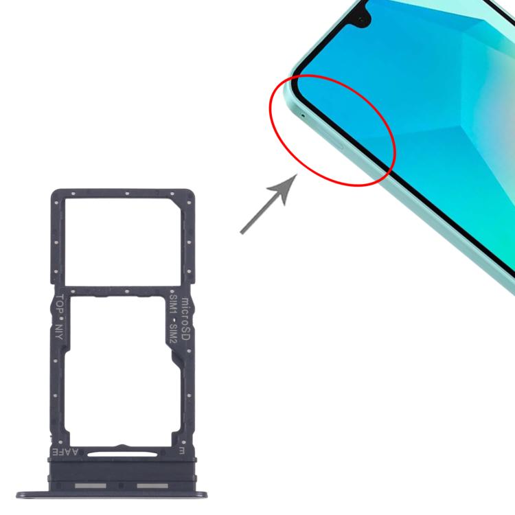 For Samsung Galaxy A16 SM-A165F Original SIM Card Tray + SIM / Micro SD Card Tray