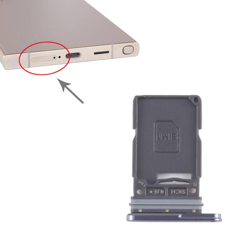 For Samsung Galaxy S25 Ultra SM-S938U US Version Original SIM Card Tray