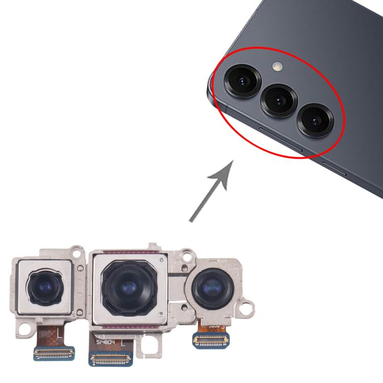 For Samsung Galaxy S25+ SM-S936 Original Camera Set  - Telephoto + Wide + Main Camera