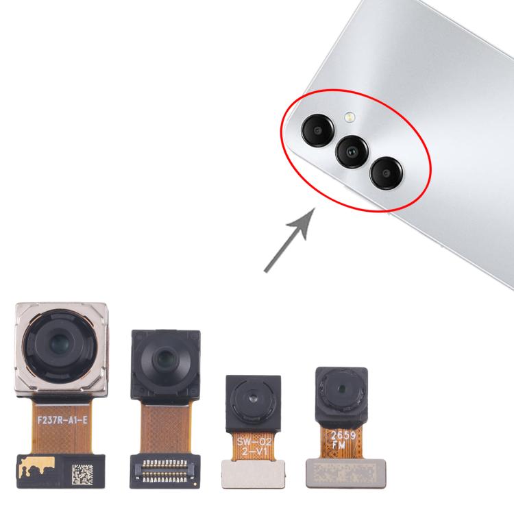 For Samsung Galaxy A05s SM-A057F Original Camera Set  - Depth + Macro + Back Camera + Front Camera