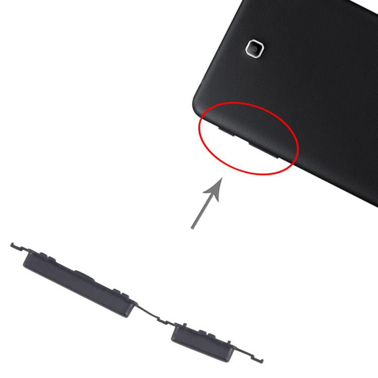 For Samsung Galaxy Tab 4 7.0 SM-T230/T231 Original Power Button and Volume Control Button  - Black