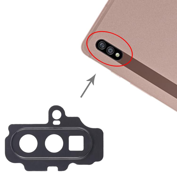 For Samsung Galaxy Tab S7+ SM-T970/T976 Original Back Camera Lens Frame  - Black