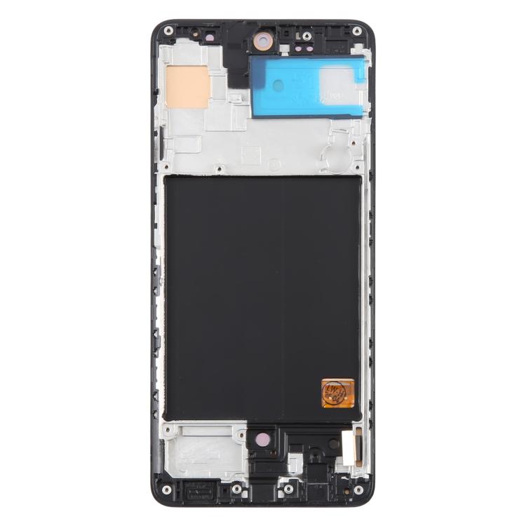For Samsung Galaxy A51 4G SM-A515F 6.43 inch OLED LCD Screen Digitizer Full Assembly with Frame  - Black