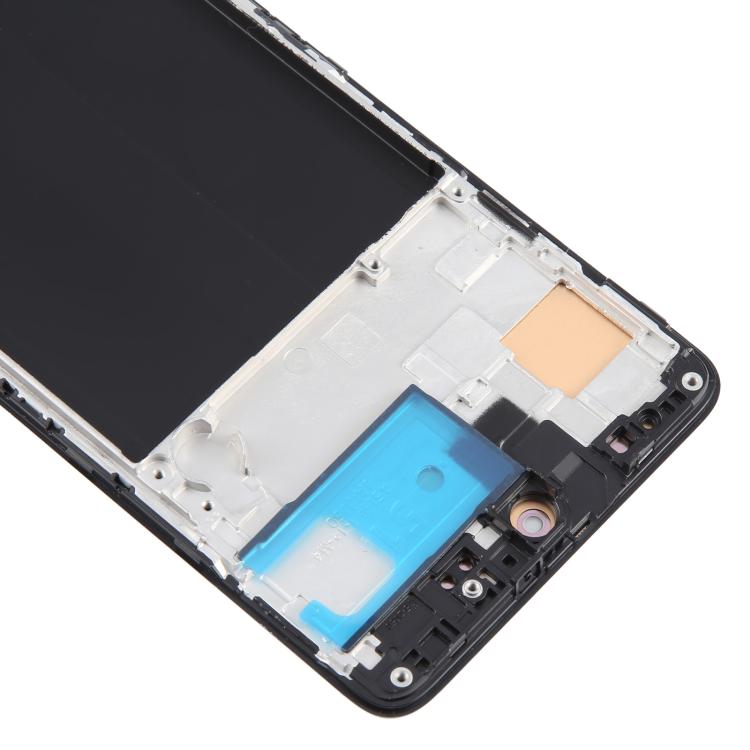 For Samsung Galaxy A51 4G SM-A515F 6.43 inch OLED LCD Screen Digitizer Full Assembly with Frame  - Black