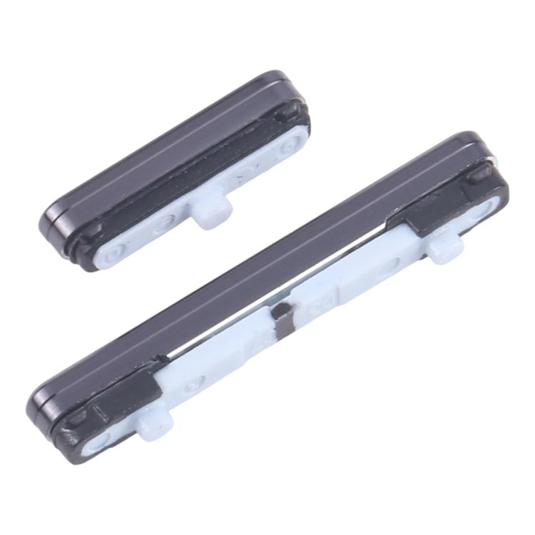 For Samsung Galaxy S23 Ultra SM-S918B 10pcs Power Button and Volume Control Button  - Black