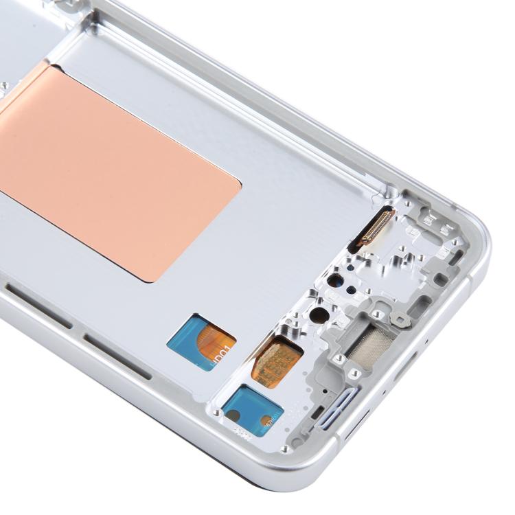 For Samsung Galaxy S24 FE SM-S721B OLED LCD Screen Digitizer Full Assembly with Frame