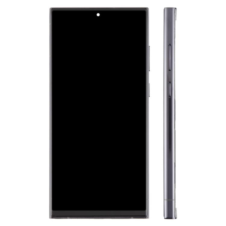 For Samsung Galaxy S22 Ultra SM-S908B 6.72 inch TFT LCD Screen Digitizer Full Assembly with Frame, Not Supporting Fingerprint Identification