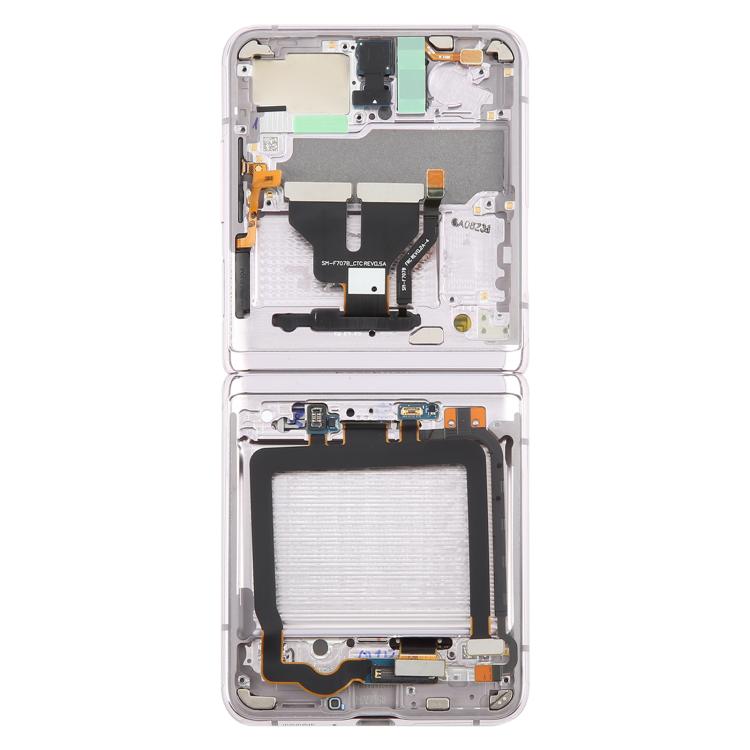For Samsung Galaxy Z Flip 5G SM-F707 LCD Screen Digitizer Full Assembly with Frame