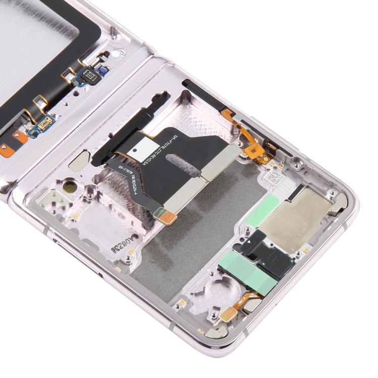 For Samsung Galaxy Z Flip 5G SM-F707 LCD Screen Digitizer Full Assembly with Frame