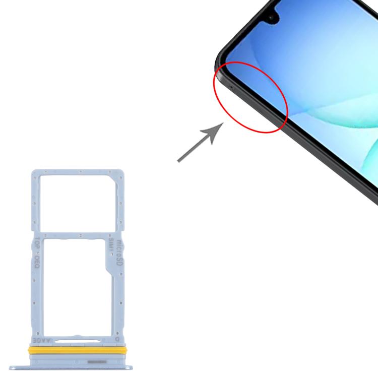 For Samsung Galaxy A17 4G SM-A175U Original SIM + Micro SD Card Tray  - Blue