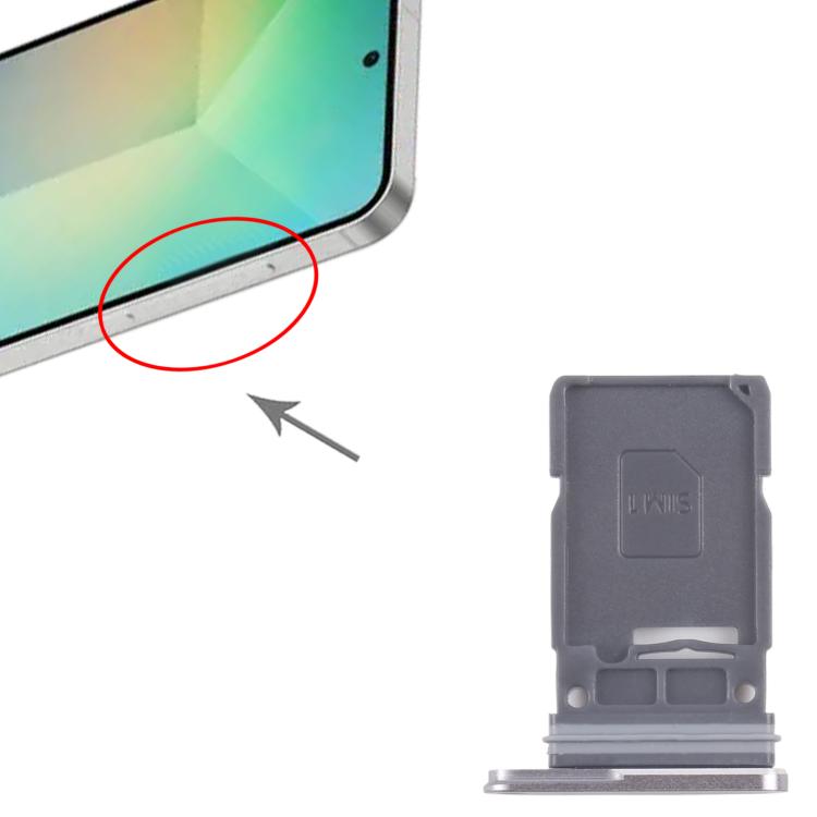 For Samsung Galaxy S25 FE SM-S731U Original SIM Card Tray  - Silver