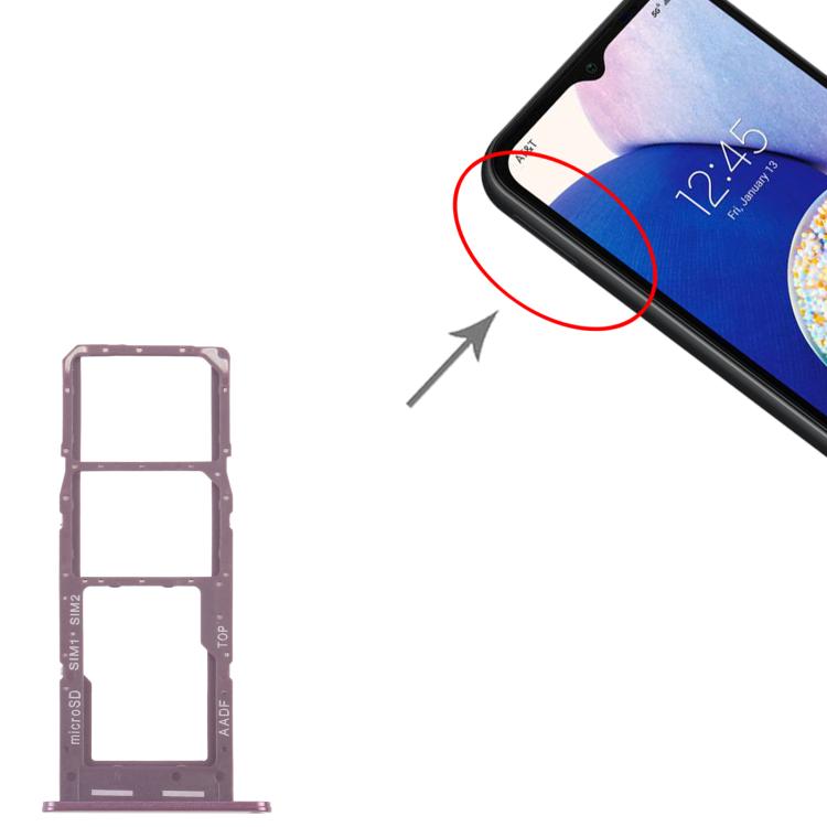For Samsung Galaxy A14 5G SM-A146B 10pcs Original SIM Card Tray + SIM Card Tray + Micro SD Card Tray