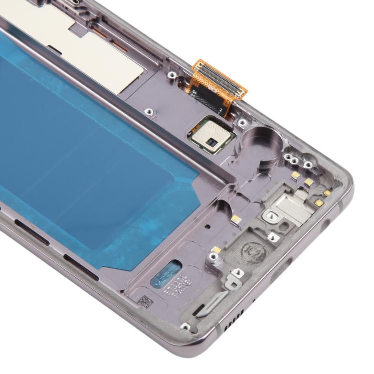 For Samsung Galaxy S10 4G SM-G973 OLED LCD Screen Digitizer Full Assembly with Frame  - Grey