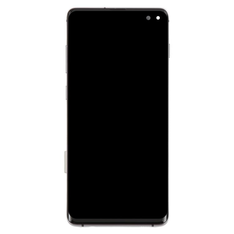 For Samsung Galaxy S10+ 4G SM-G975 OLED LCD Screen Digitizer Full Assembly with Frame  - Grey