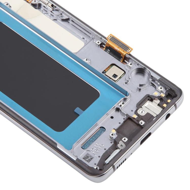 For Samsung Galaxy S10+ 4G SM-G975 OLED LCD Screen Digitizer Full Assembly with Frame  - Grey
