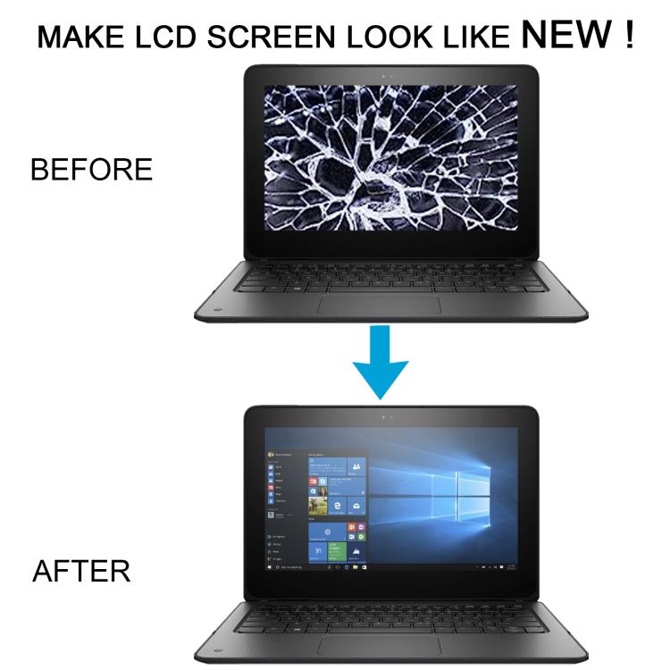 For HP ProBook x360 11 G1 EE B116XAB01.3 LCD Screen with Digitizer Full Assembly - Black
