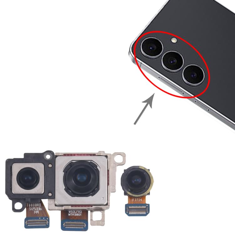 For Samsung Galaxy S25 FE S-S731B Original Camera Set  - Telephoto + Wide + Main Camera