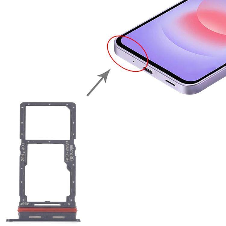 For Samsung Galaxy A27 SM-A276B Original SIM + SIM / Micro SD Card Tray