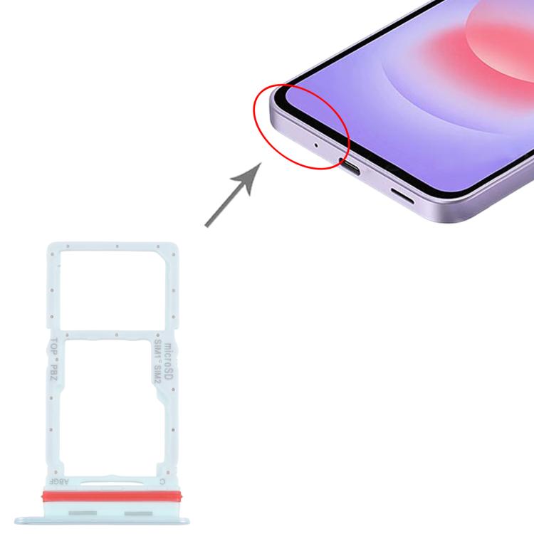 For Samsung Galaxy A27 SM-A276B Original SIM + SIM / Micro SD Card Tray