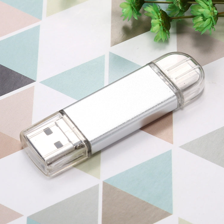 128GB 3 in 1 USB-C / Type-C + USB 2.0 + OTG Flash Disk, For Type-C Smartphones & PC Computer