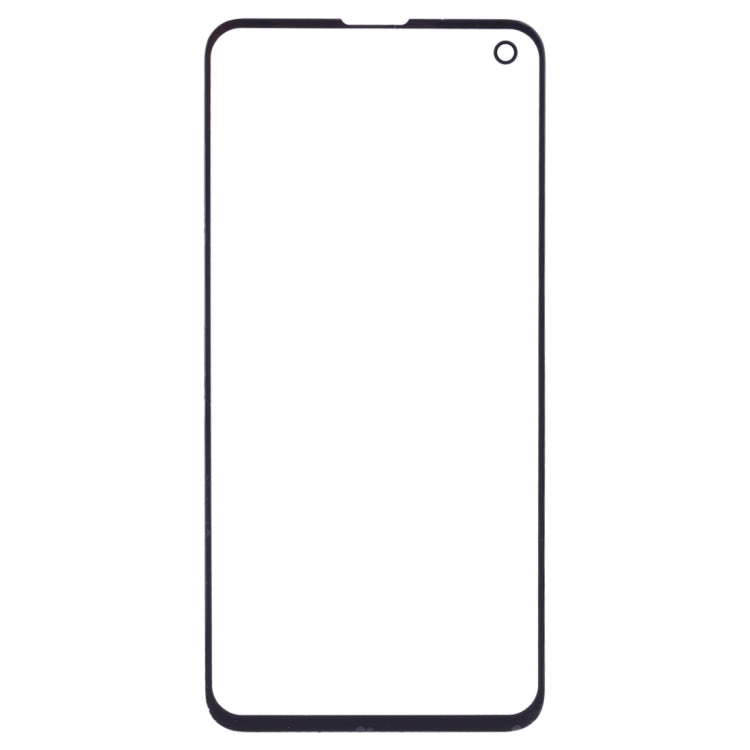 For Galaxy S10e SM-G970F/DS, SM-G970U, SM-G970W  Front Screen Outer Glass Lens (Black)