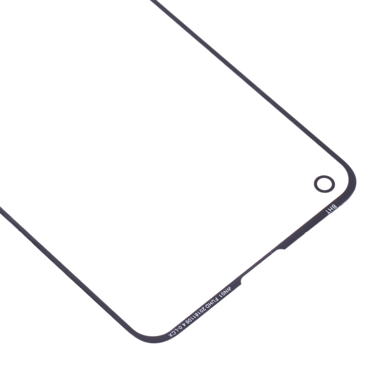 For Galaxy S10e SM-G970F/DS, SM-G970U, SM-G970W  Front Screen Outer Glass Lens (Black)