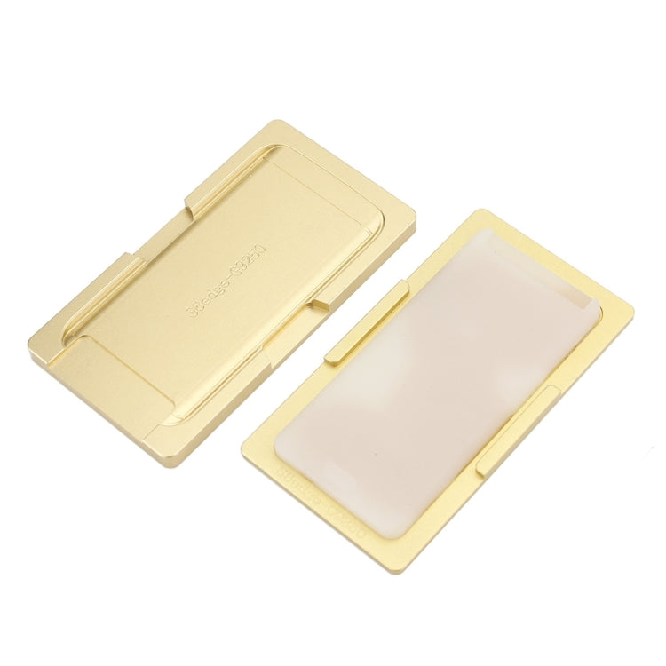 Appropriative Precision Curved LCD and Touch Panel Refurbishment Metal Laminating Mould Molds For Galaxy S6 Edge / G925