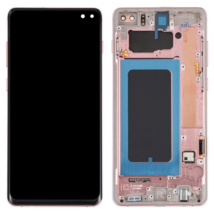 Original Super AMOLED LCD Screen for Samsung Galaxy S10+ Digitizer Full Assembly with Frame