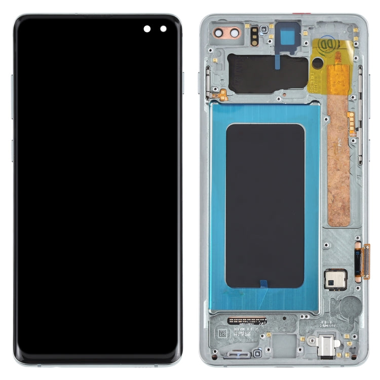 Original Super AMOLED LCD Screen for Samsung Galaxy S10+ Digitizer Full Assembly with Frame