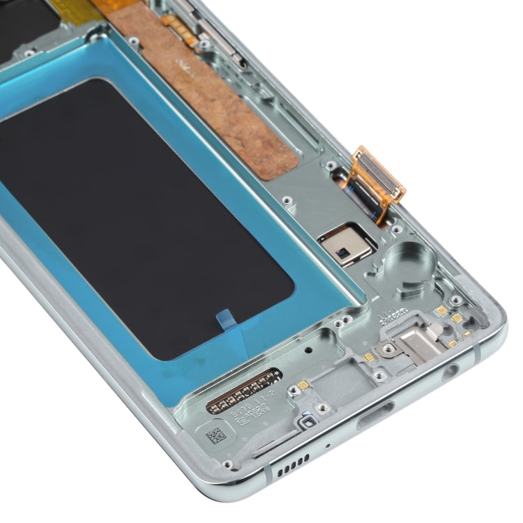 Original Super AMOLED LCD Screen for Samsung Galaxy S10+ Digitizer Full Assembly with Frame