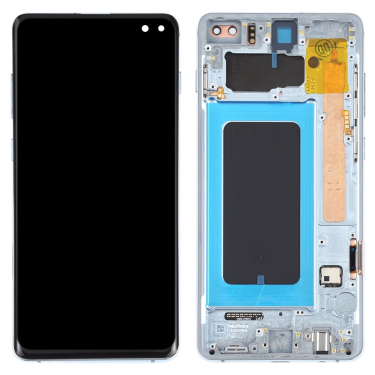 Original Super AMOLED LCD Screen for Samsung Galaxy S10+ Digitizer Full Assembly with Frame
