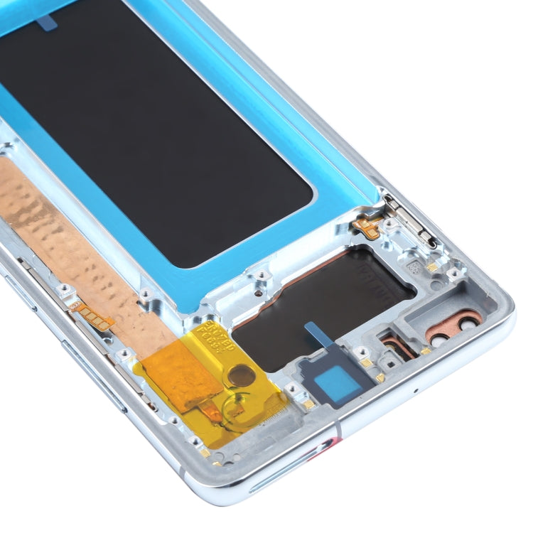 Original Super AMOLED LCD Screen for Samsung Galaxy S10+ Digitizer Full Assembly with Frame