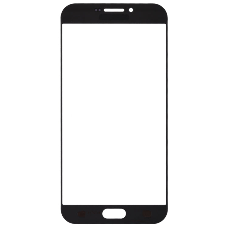 For Galaxy A8 (2016) / A810 Front Screen Outer Glass Lens (Black)