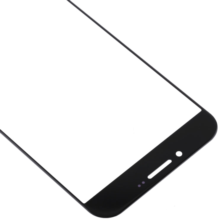 For Galaxy A8 (2016) / A810 Front Screen Outer Glass Lens (Black)