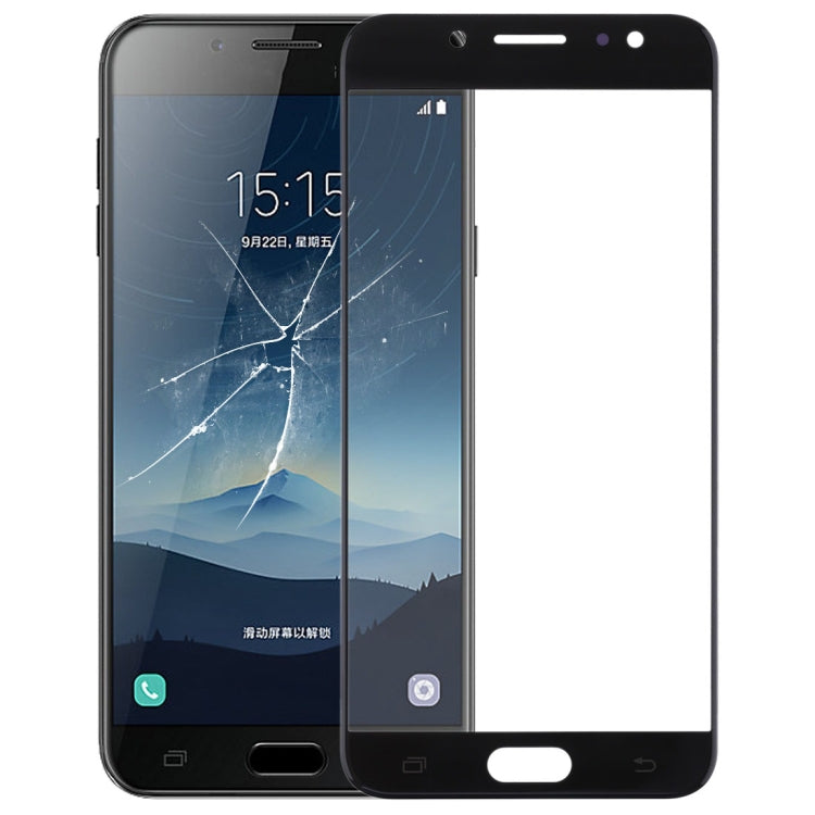 For Galaxy C8 / C7100, C7(2017) / J7+, C710F/DS Front Screen Outer Glass Lens