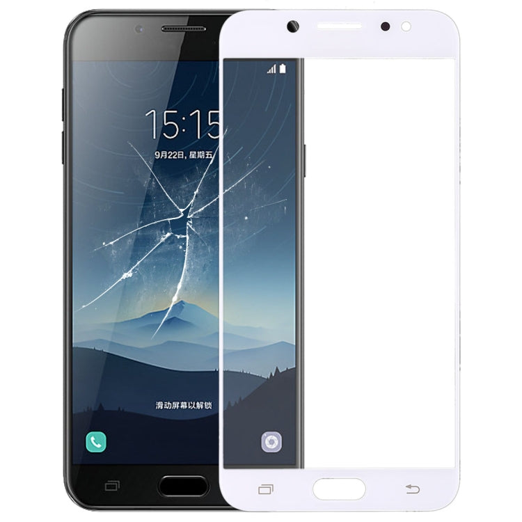 For Galaxy C8 / C7100, C7(2017) / J7+, C710F/DS Front Screen Outer Glass Lens
