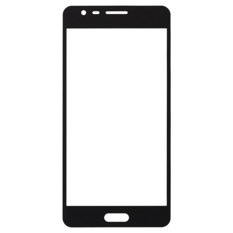 For Galaxy J3 Pro / J3110 Front Screen Outer Glass Lens (Black)
