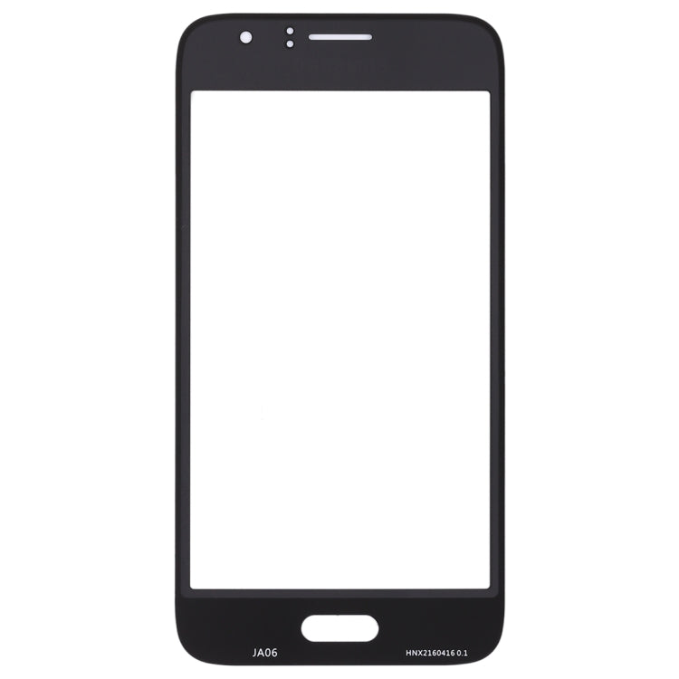 For Galaxy J1 (2016) / J120 Front Screen Outer Glass Lens (Black)