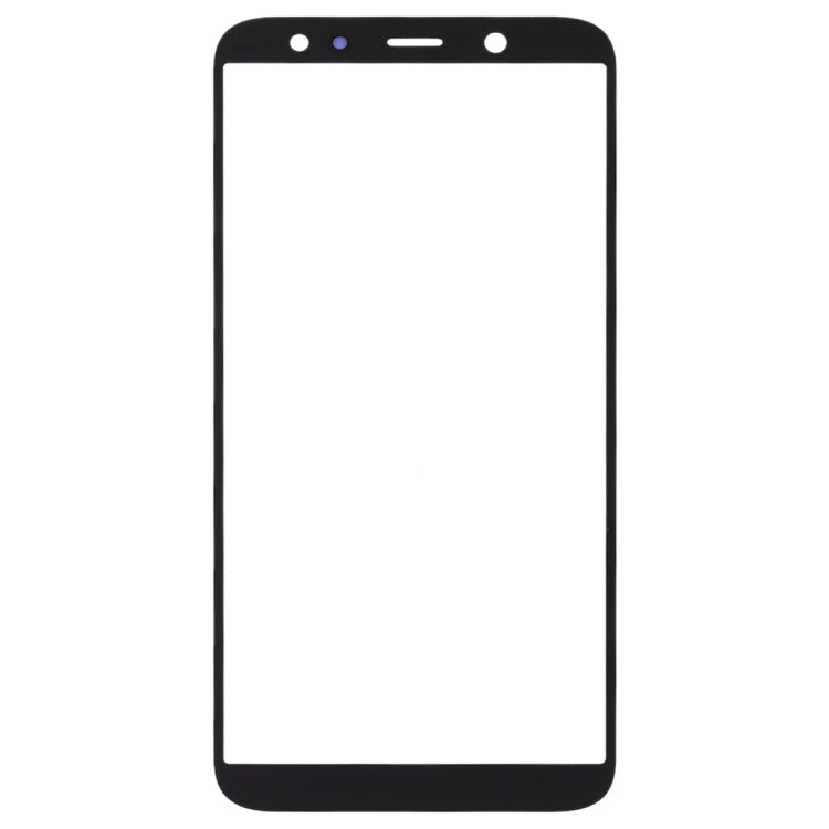 For Galaxy A6 (2018)  Front Screen Outer Glass Lens (Black)