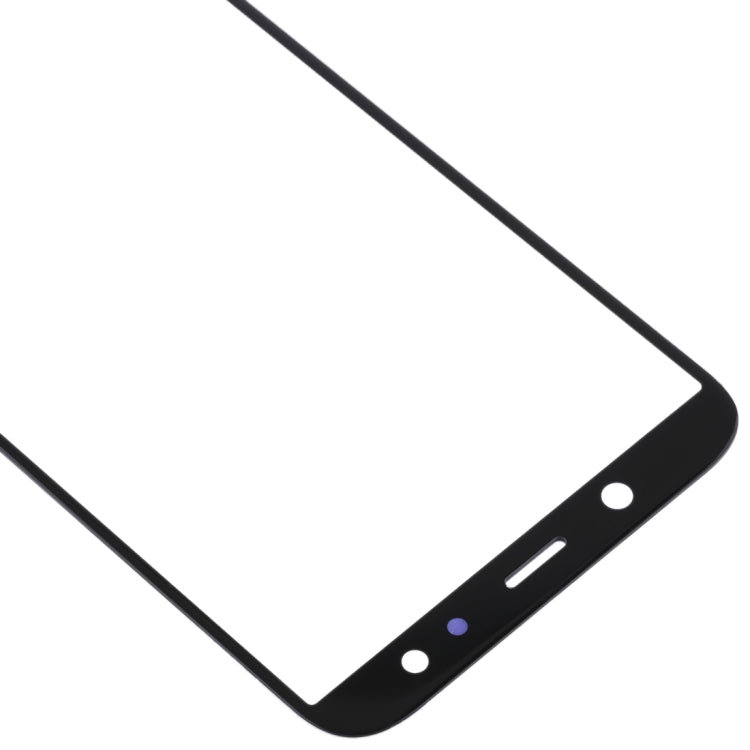 For Galaxy A6 (2018)  Front Screen Outer Glass Lens (Black)