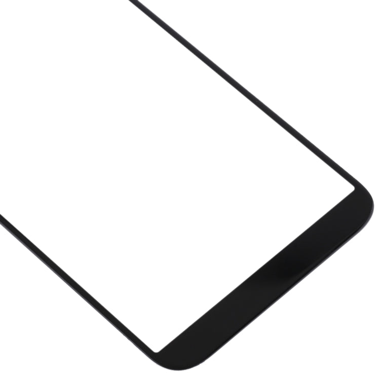 For Galaxy A6 (2018)  Front Screen Outer Glass Lens (Black)