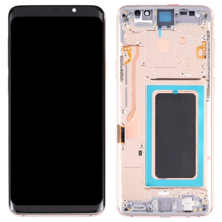 Original Super AMOLED LCD Screen for Galaxy S9 / G960F / DS / G960U / G960W / G9600 Digitizer Full Assembly with Frame