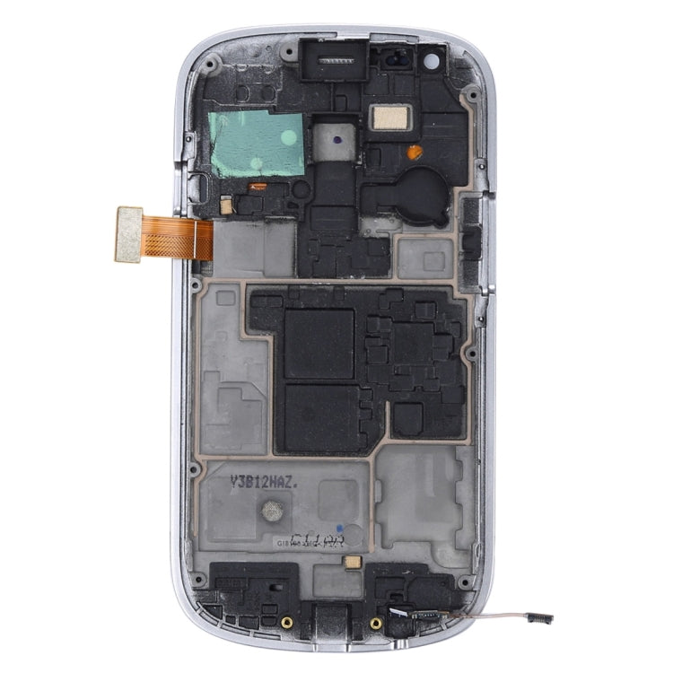 Original LCD Display + Touch Panel with Frame for Galaxy SIII mini / i8190(White)