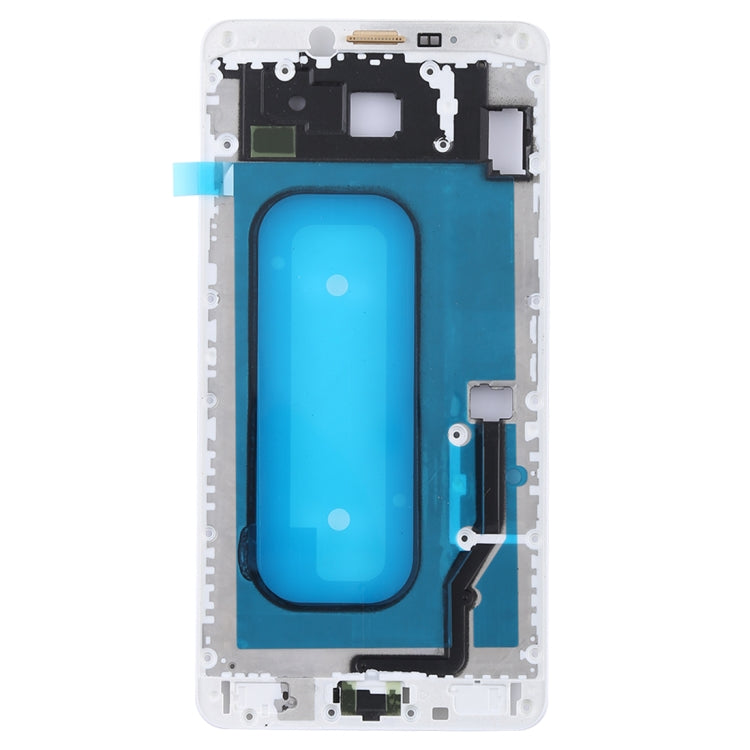 For Galaxy C9 Pro Front Housing LCD Frame Bezel (White)