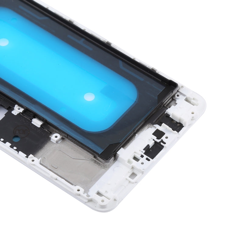For Galaxy C9 Pro Front Housing LCD Frame Bezel (White)