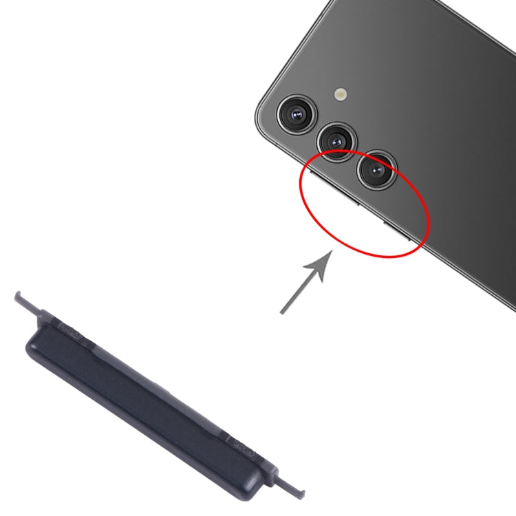 For Samsung Galaxy A24 4G SM-A245F 10pcs Original Power Button and Volume Control Button  - Black