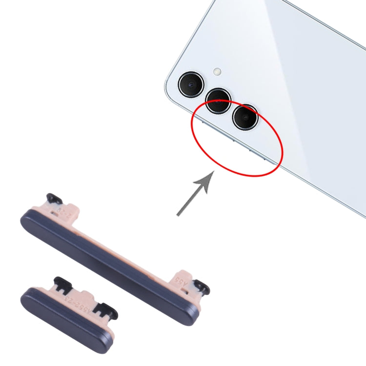 For Samsung Galaxy A55 SM-A556B 10pcs Original Power Button and Volume Control Button  - Blue