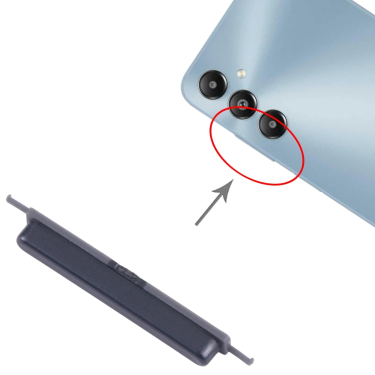 For Samsung Galaxy M14 4G SM-M145F 10pcs Original Power Button and Volume Control Button  - Black